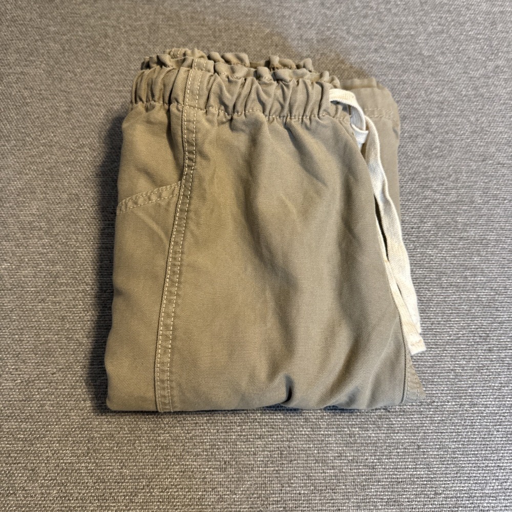 Aerie Women's Light Army Green Elastic Waist Drawstring Shorts XL  Baggy - Picture 13 of 14